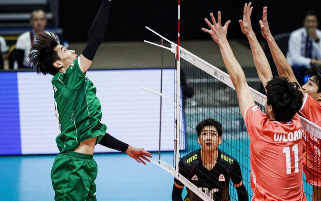 Thái Lan đánh bại Qatar 3-0, chàng trai 13 tuổi Qatar ghi 12 điểm gây sốc tại Asian Volleyball Championship
